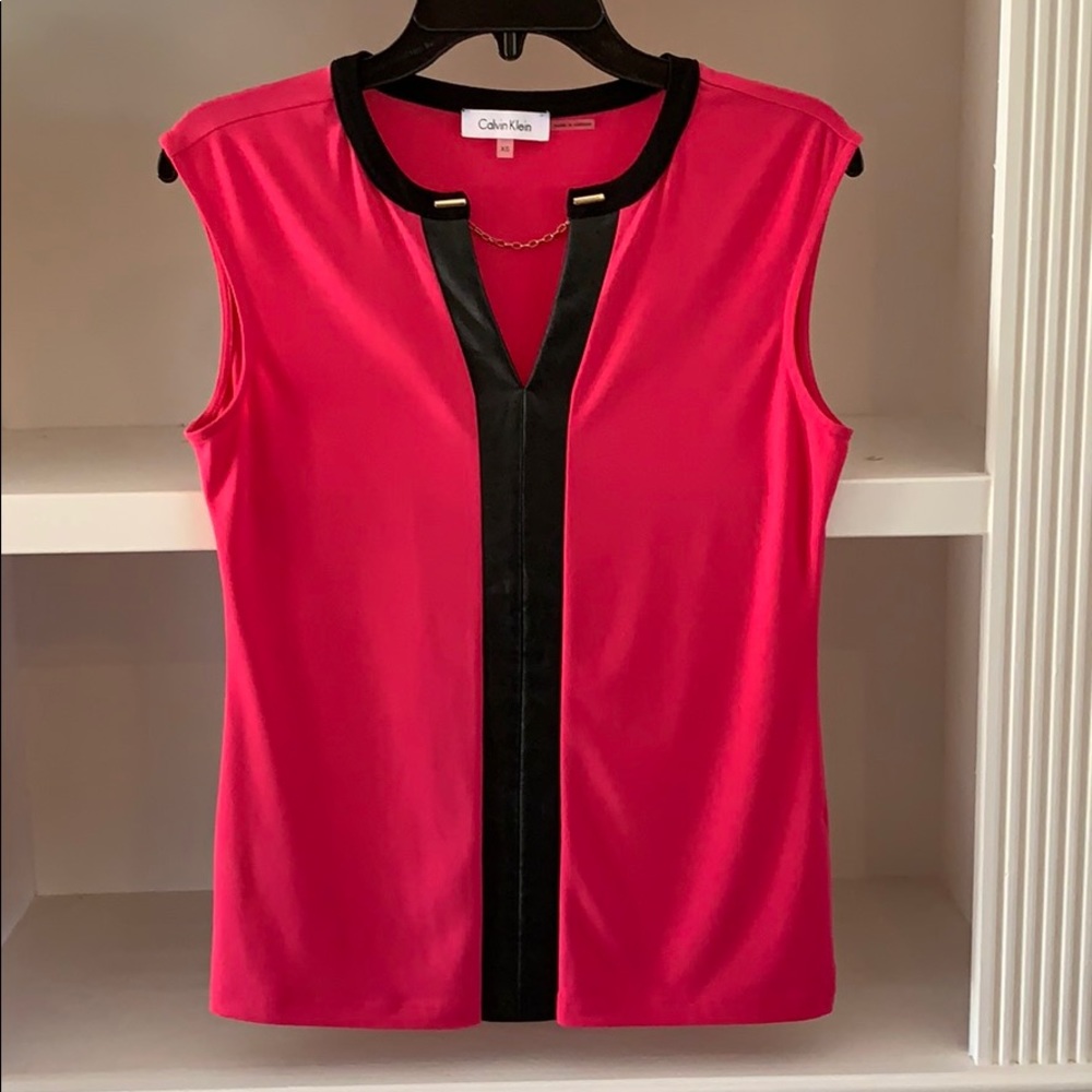 Hot Pink Calvin Klein Blouse